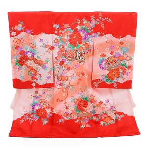 全日本送料無料 250 日本製 お宮参り 日本製 着物 女の子 総刺繍 着物 