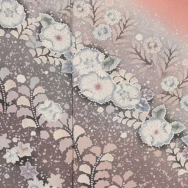 訪問着(S013)正絹 辻が花