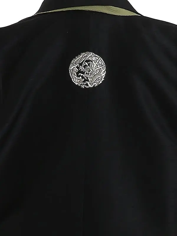 かんたん七五三(5歳男袴)H631 黒地に龍