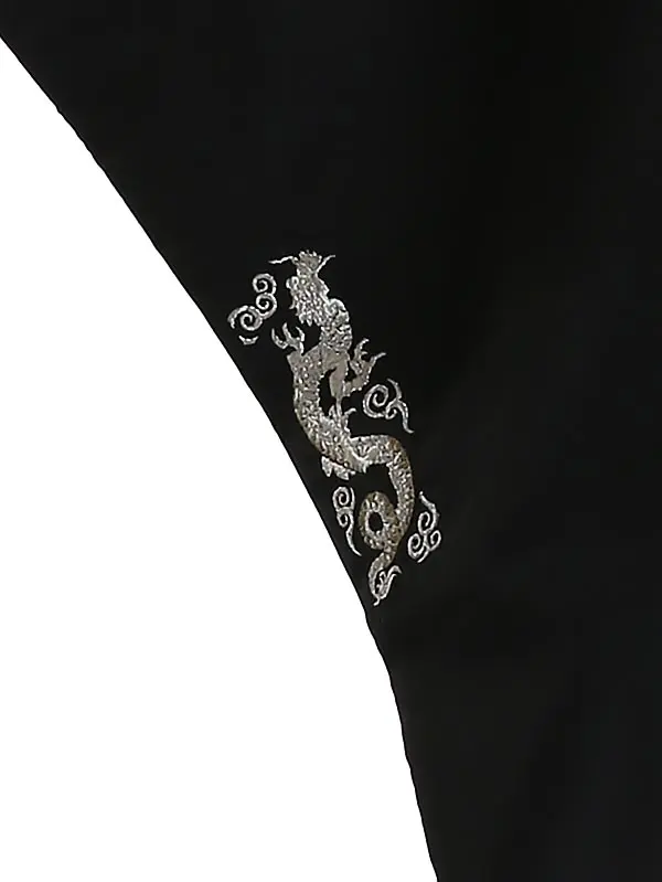 かんたん七五三(5歳男袴)H631 黒地に龍