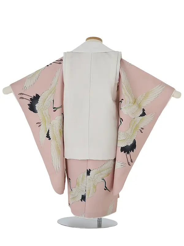 七五三(3歳)女の子 ICHIHA ピンク 鶴 3505