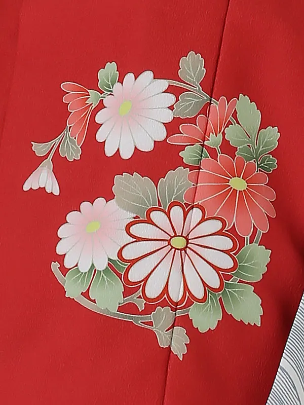 七五三(3歳)女の子 ICHIHA 波 鶴 アンティーク調 3506