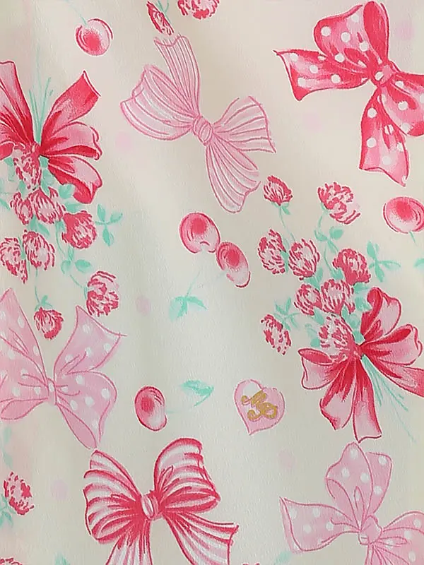 七五三レンタル(3歳女被布)A343 Mezzo Piano ﾋﾟﾝｸ×ｸﾘｰﾑ