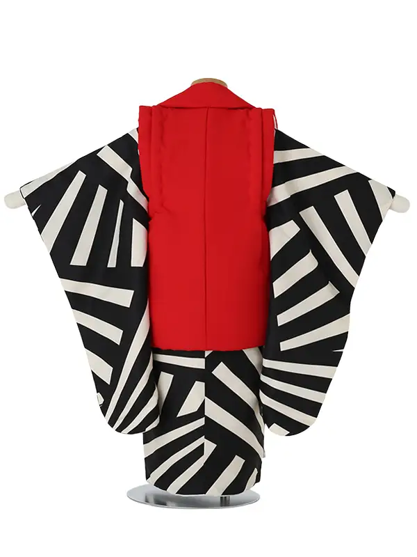 七五三(3歳女被布)B317 モダンシームレスパターン