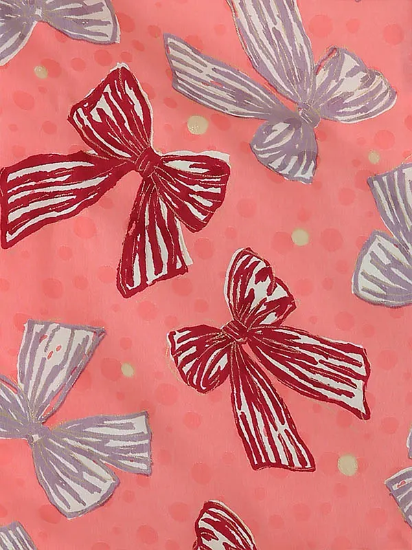 七五三レンタル(3歳女被布)H356 ハッカキッズ クリーム×ピンクリボン