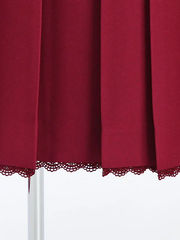 小学生卒業袴 メゾピアノ 白地薔薇柄×えんじ袴1338