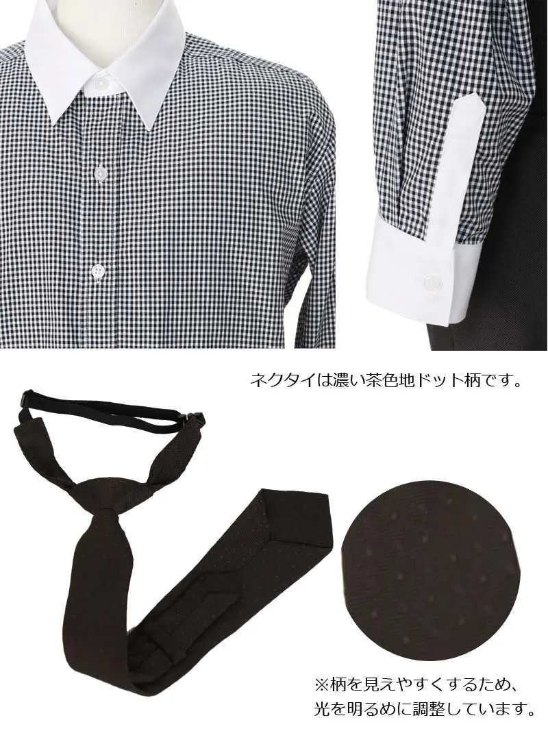 [男児スーツ]長ズボン/3ピースグレー2つ釦/BS90