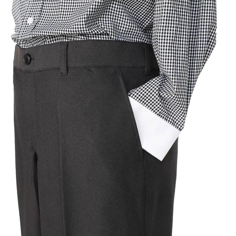 [男児スーツ]長ズボン/3ピースグレー2つ釦/BS90