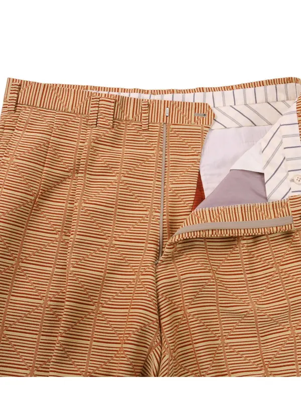 男性スーツ 大きいサイズ M007 マオカラースーツ オレンジ