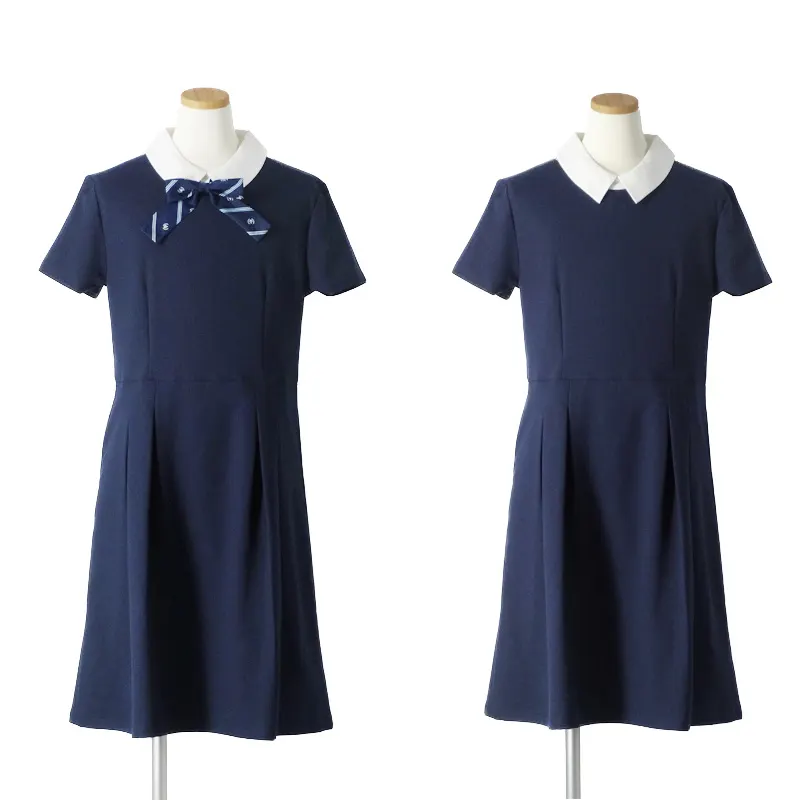 [女児スーツ][B体]大きめ/紺ボレロJKワンピーススーツ/HB39