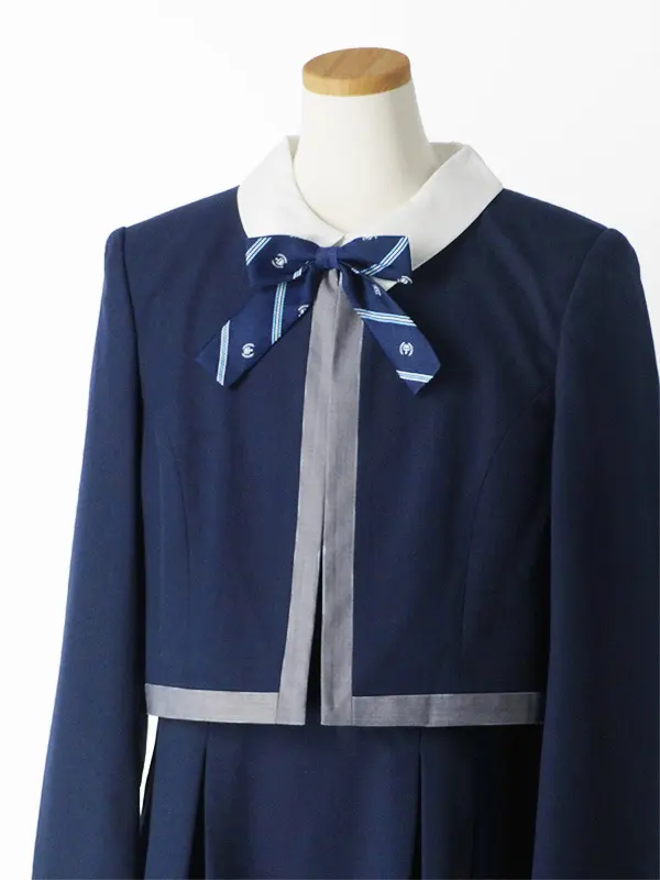 [女児スーツ][B体]大きめ/紺ボレロJKワンピーススーツ/HB39