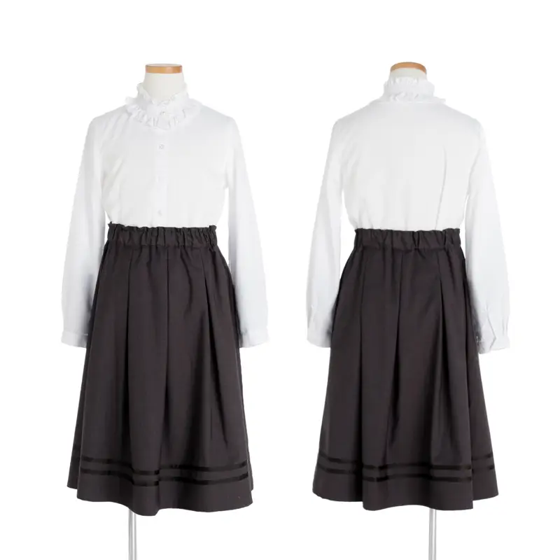 [女児スーツ][E体]さらに大きめ/リバーシブルボレロスーツ・グレー/HE52