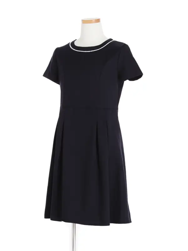 [女児スーツ][E体]大きめ/紺ボレロJKとワンピース/HE55