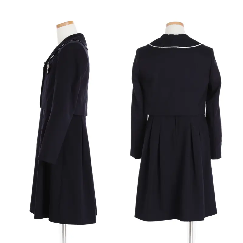 [女児スーツ]紺ボレロJKとワンピーススーツ/HS55