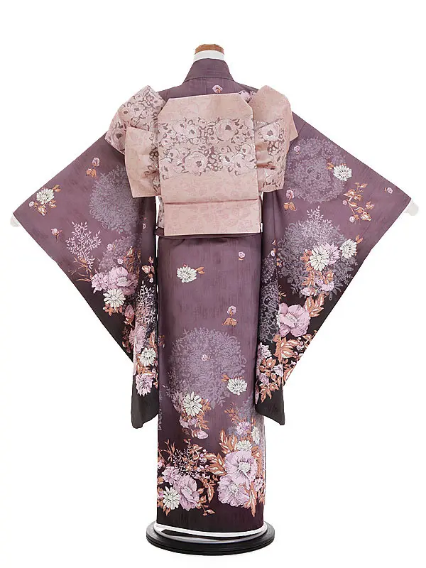 1/2成人式ｼﾞｭﾆｱ着物JILL STUART ｱﾈﾓﾈﾌﾞﾗｳﾝ1001