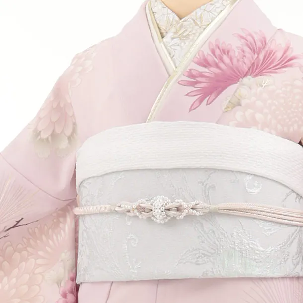 振袖レンタル1617　九重　パープルピンク　ぼたん菊