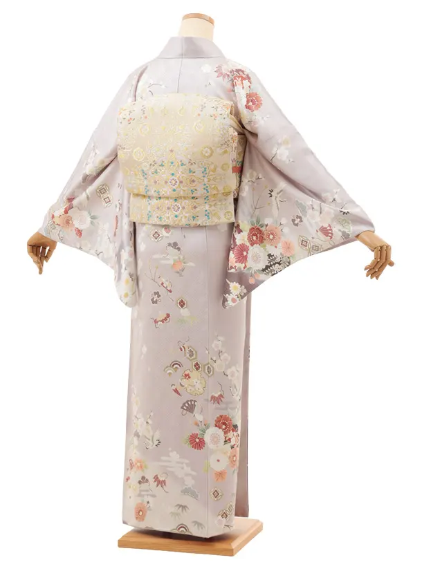 訪問着tt1478 薄パープル 吉祥文様に花(トールサイズ)
