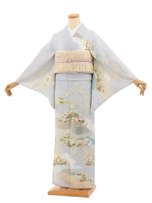 着物　薄単衣　絽　訪問着 単衣,絽の着物レンタル|RENCA