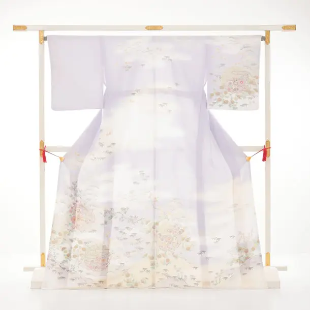 訪問着t1704 ラベンダー  茶や辻
