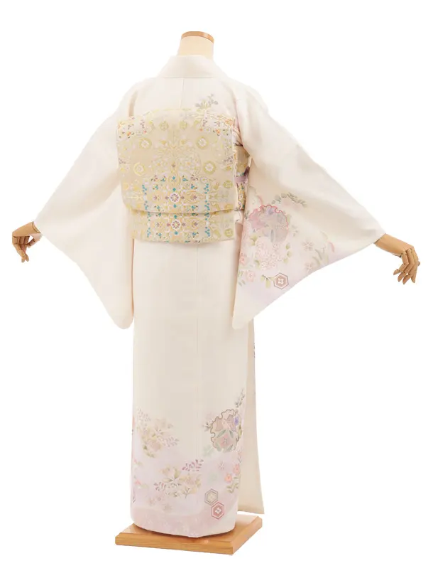 訪問着tt1717(トールサイズ)クリーム 宝菊 道長