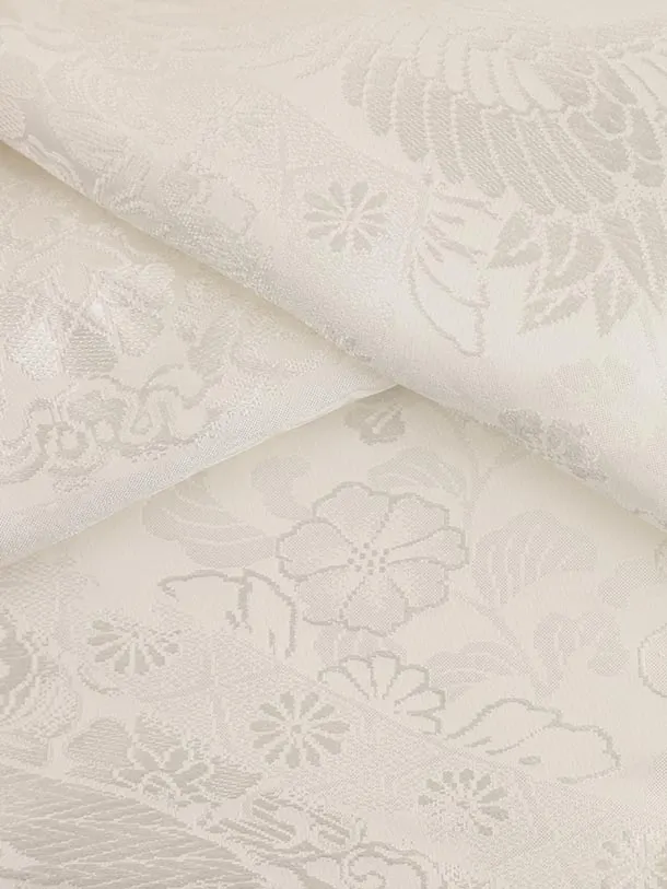 白無垢ﾚﾝﾀﾙ1039 吉祥華紋に翔鶴