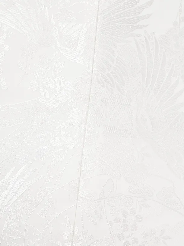 白無垢ﾚﾝﾀﾙ1042 束ね熨斗に鶴 赤こふき