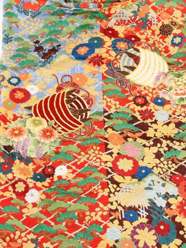 色打掛ﾚﾝﾀﾙ961唐織刺繍