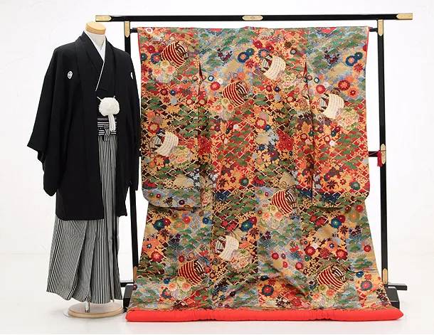 色打掛ﾚﾝﾀﾙ961唐織刺繍