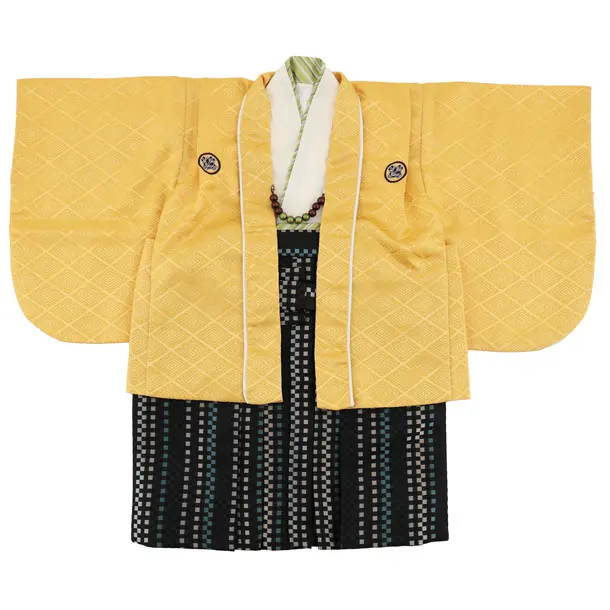 男児【１歳前後】 0181 金茶羽織黒袴セット/ｾﾊﾟﾚｰﾄ