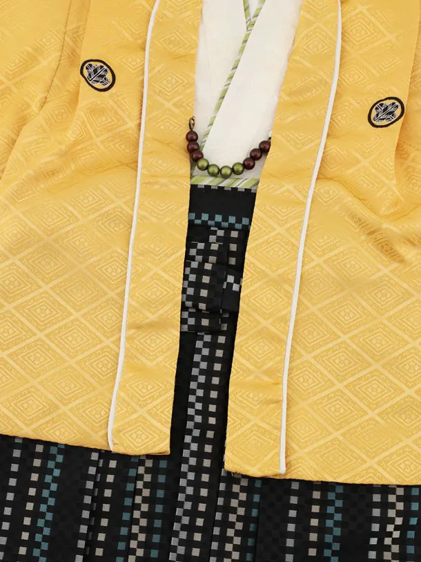 男児【１歳前後】 0181 金茶羽織黒袴セット/ｾﾊﾟﾚｰﾄ