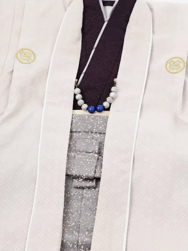 男児【１歳前後】 0183 グレー羽織グレー袴セット/ｾﾊﾟﾚｰﾄ