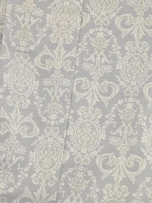 七五三レンタル(5歳男袴)X631 ぷちぷり グレー ダマスク柄×グレー