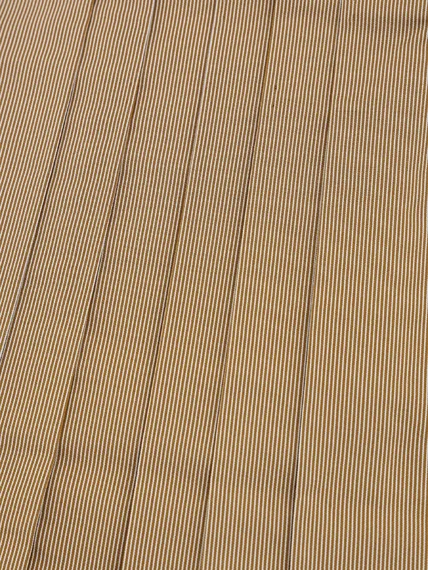 七五三(5歳男袴)X660【正絹】黒紋付×茶細縞