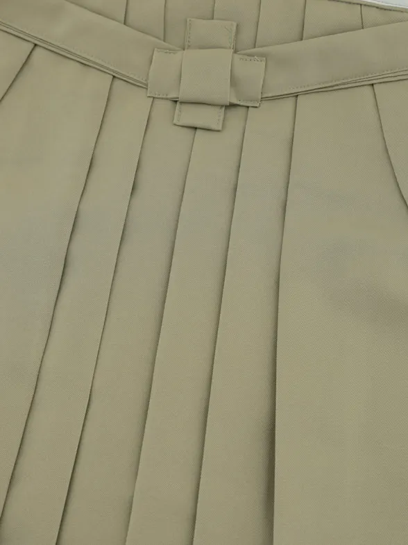 かんたん七五三(5歳男袴)X672 ベージュ橘桜×モカベージュ