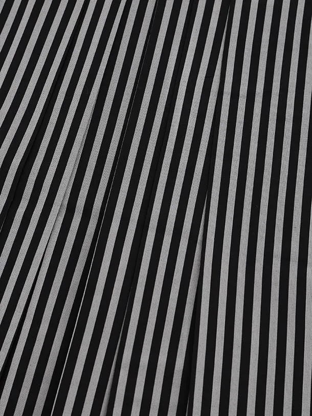 七五三(5歳男袴)X724【高級正絹】黒地 松に吉祥文様 鷹×黒縞