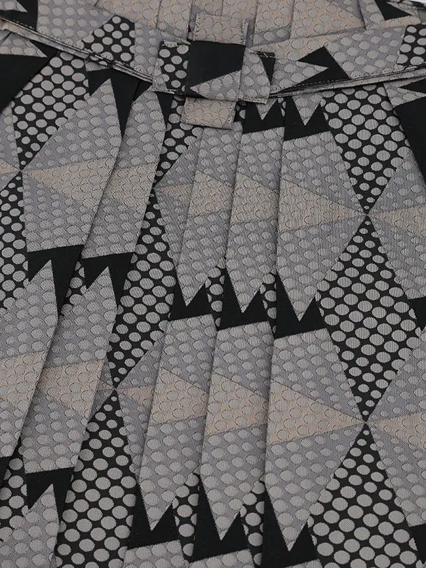 かんたん七五三(5歳男袴)X741 モカブラウン×黒グレー