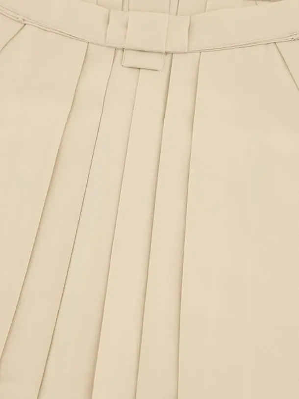 かんたん5歳袴 X790  ブルー疋田柄 吉祥文様に鷹×クリームベージュ