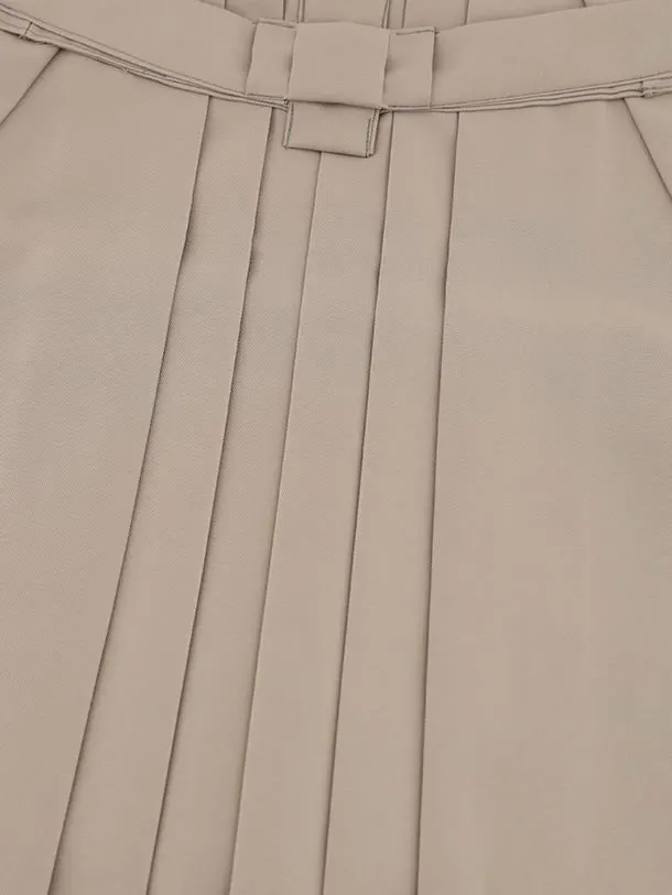 かんたん5歳袴 X793  抹茶グリーン疋田柄 吉祥文様に鷹×モカベージュ