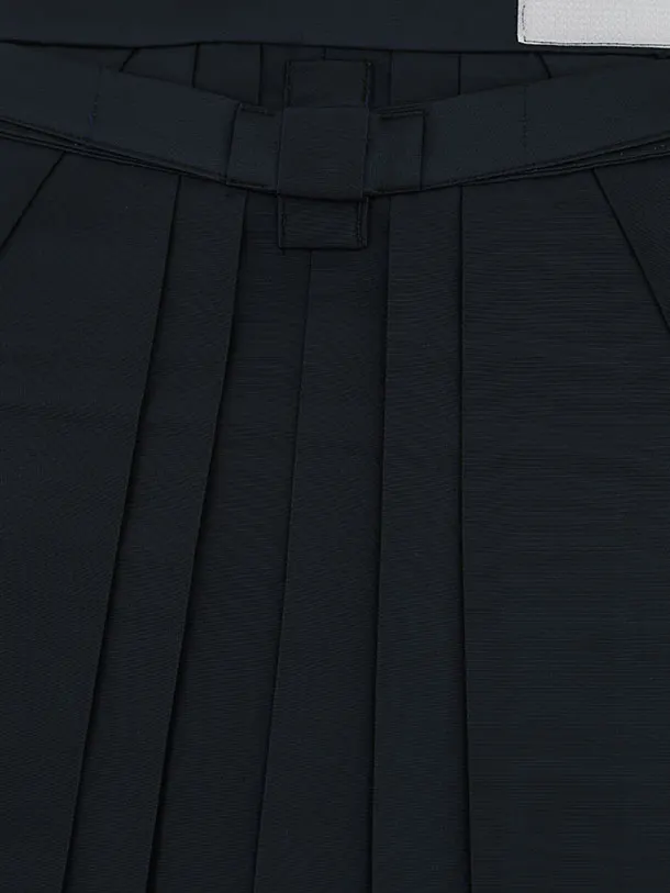 かんたん七五三(5歳男袴)X868  パープル扇絵に鷹×紺