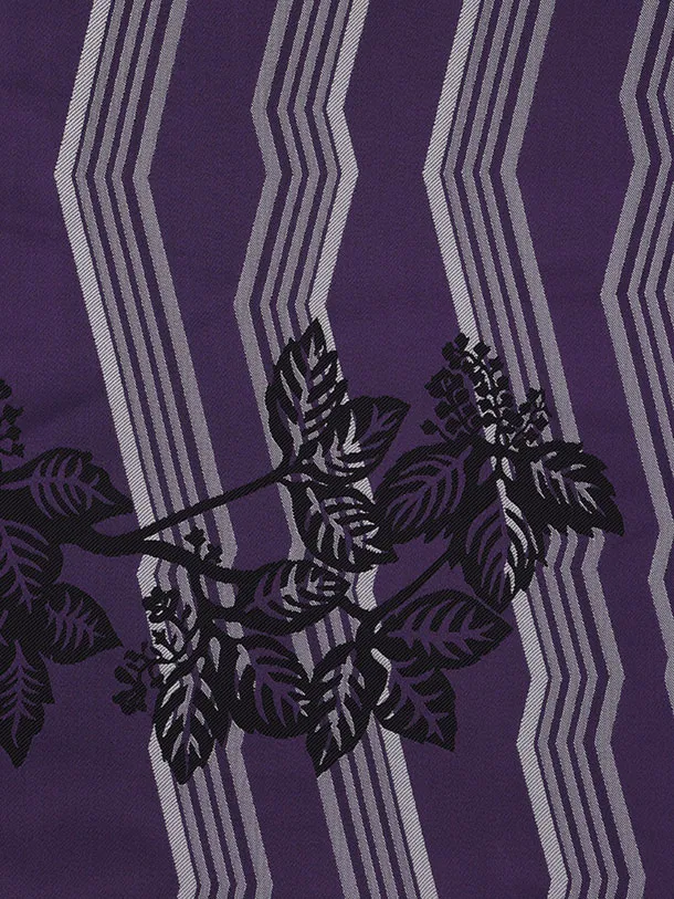 かんたん七五三(5歳男袴)X875 パープル虎×薄紫袴