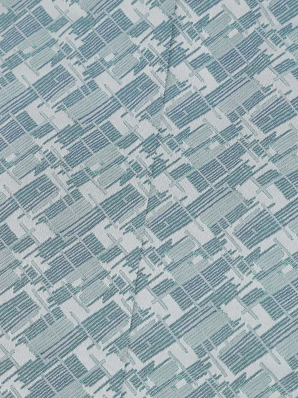 かんたん七五三(5歳男袴)X878 ブルーグレー変わり柄×クリームベージュ