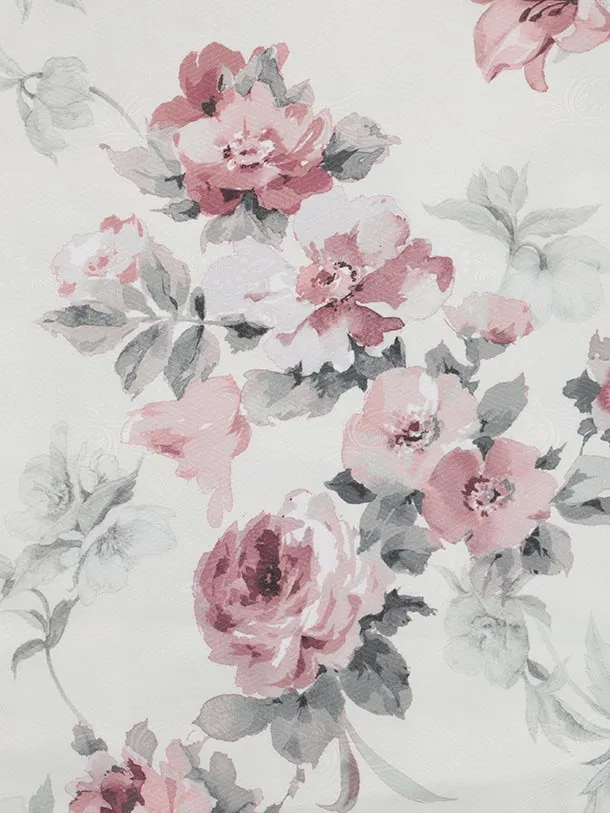 七五三レンタル(3歳女児被布)S106 ベージュ×薄グレー花