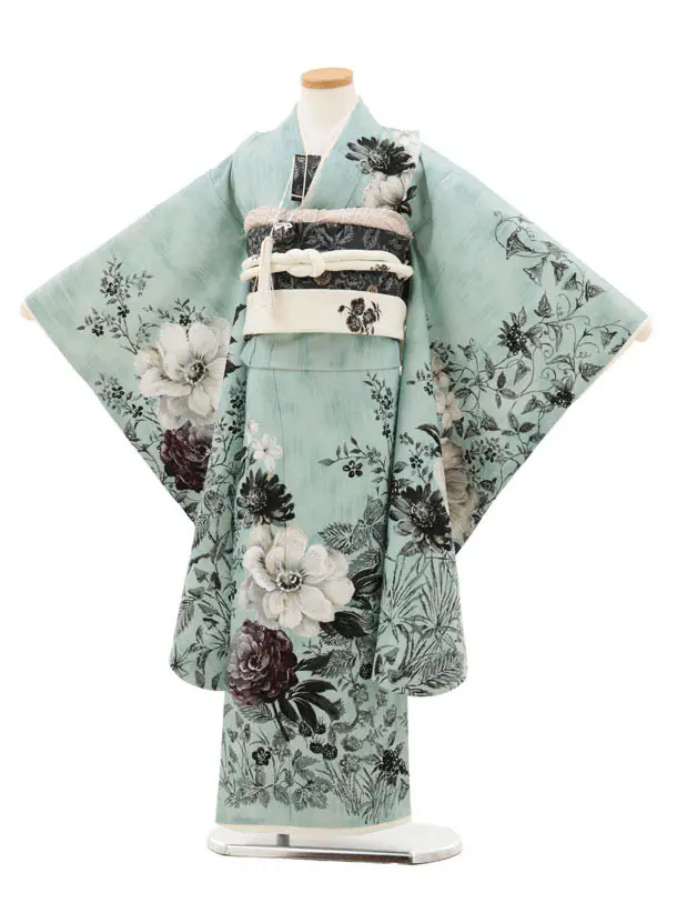 七五三(7歳結び帯)Y495 JILL STUART ペールミント くちなし