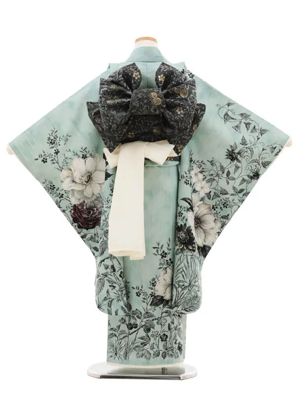 七五三(7歳結び帯)Y495 JILL STUART ペールミント くちなし