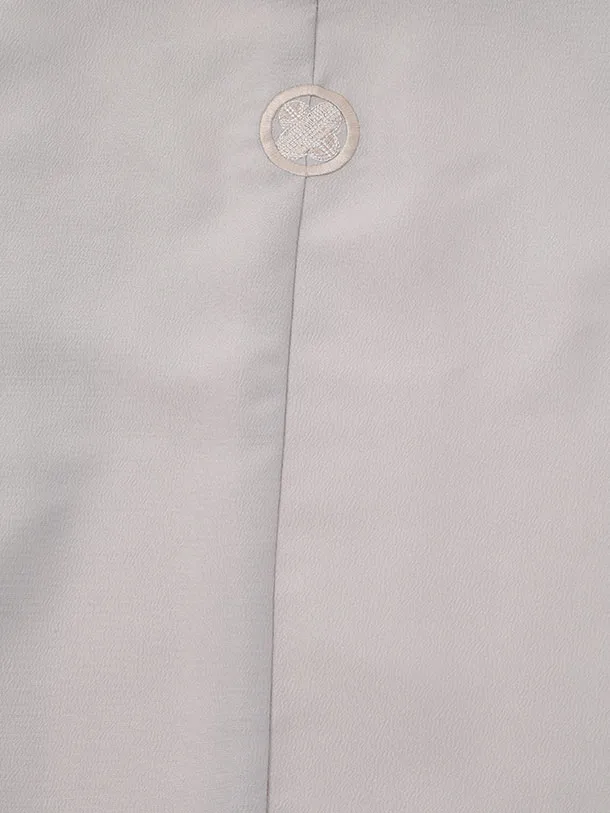 かんたん着付小学生男児袴ﾚﾝﾀﾙZ774 グレー紋付×紺