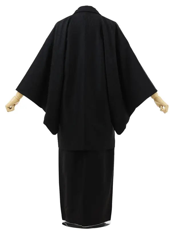 ﾒﾝｽﾞｱﾝｻﾝﾌﾞﾙ0073　黒ペイズリー(L170cm～175cm対応)