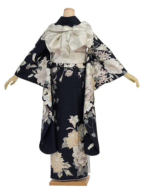 振袖レンタル A071 濃紺 華鞠