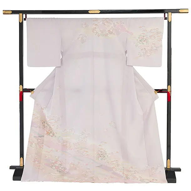 訪問着レンタル 0135 薄紫 彩麗小花