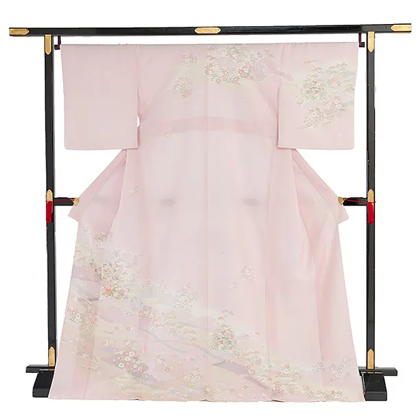 訪問着レンタル 0140 ピンク 彩麗小花