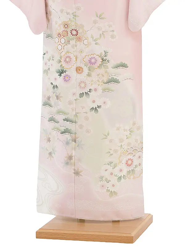 訪問着レンタル 0160 ピンク 華雪輪